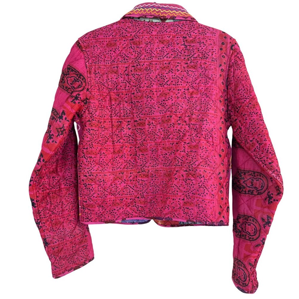 C:Eed Womens Reversible Patchwork Quilted Silk Co… - image 4